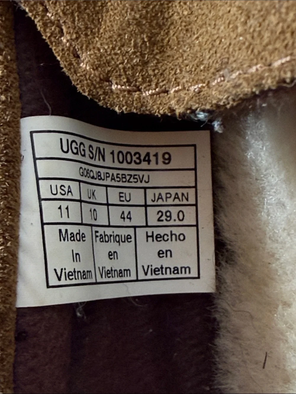 UGG Alder Men's Chestnut Suede Shearling Slip-On Loafers 11 moccasin luxury‎